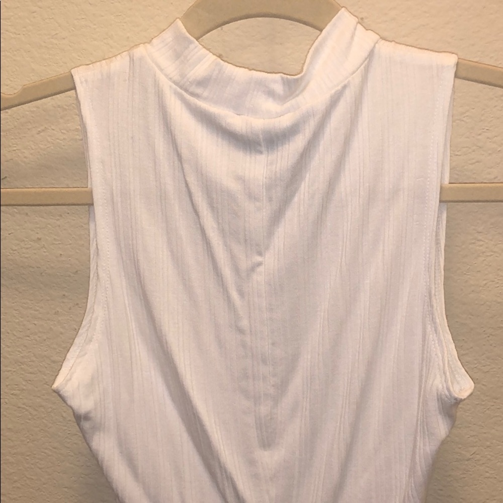 High Neck Ribbed Bodysuit - Picture 3 of 3